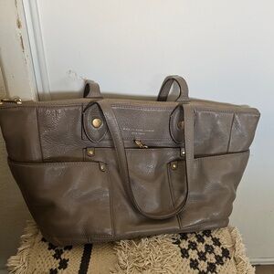 Marc By Marc Jacobs Taupe Leather Tote